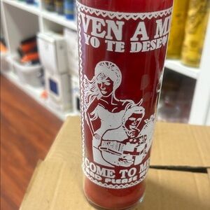 Red 'Come to Me' Prayer Candle